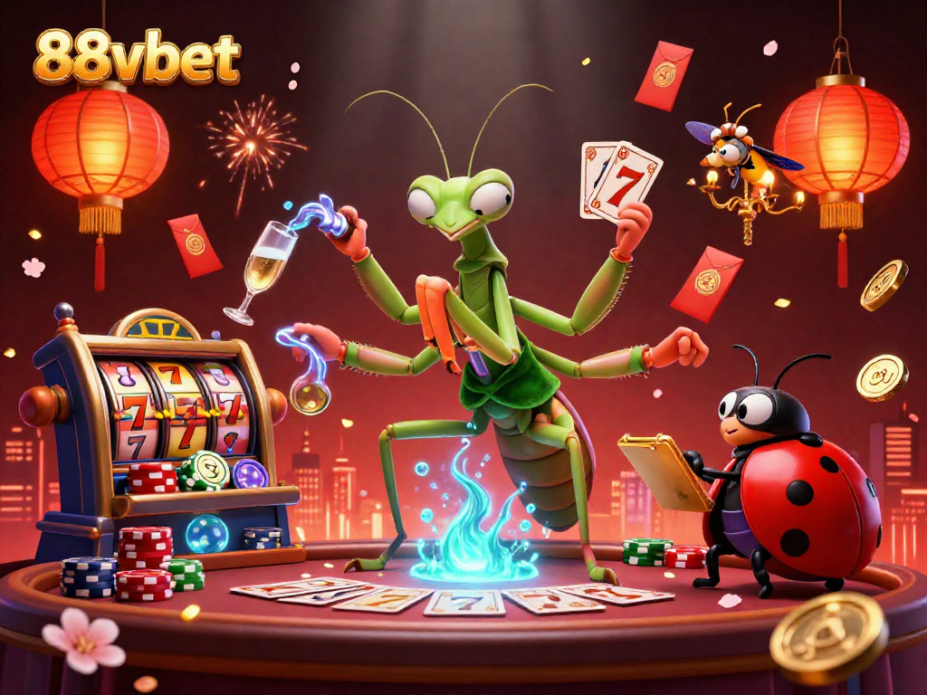 Experience thrilling moments with 88vbet's captivating casino scene featuring exciting gameplay elements.