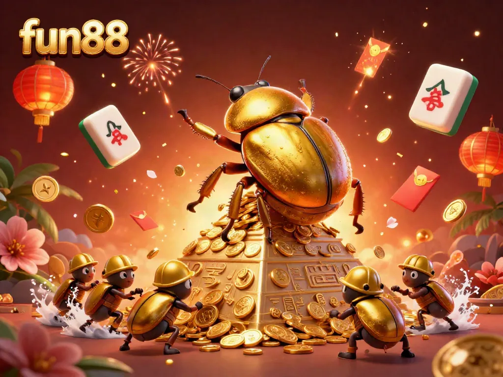 Join fun88 for a unique online betting experience with vibrant casino-themed visuals.