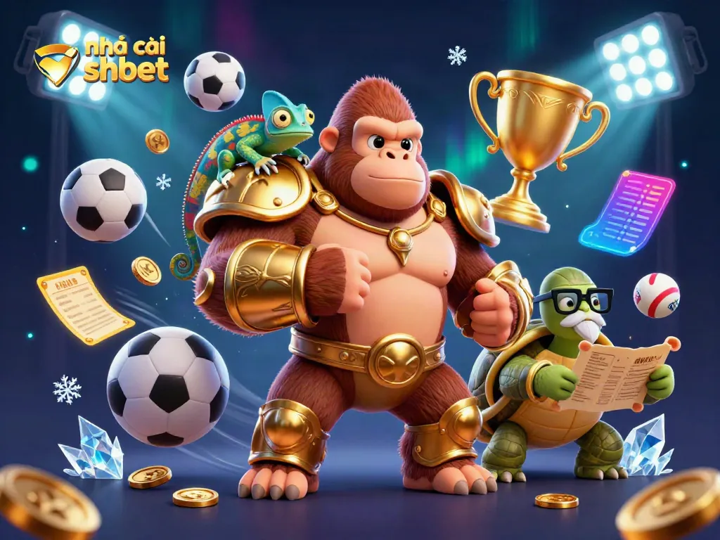 Engage with the thrilling world of nhà cái shbet featuring iconic characters in an action-packed casino scene.