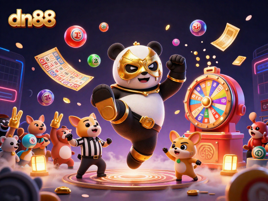Enjoy engaging lottery games at dn88, featuring vibrant balls and energetic characters!