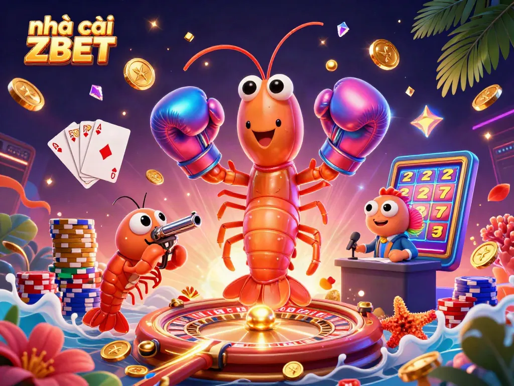 Engage with the exciting world of nhà cái ZBET featuring vibrant casino elements and dynamic characters.