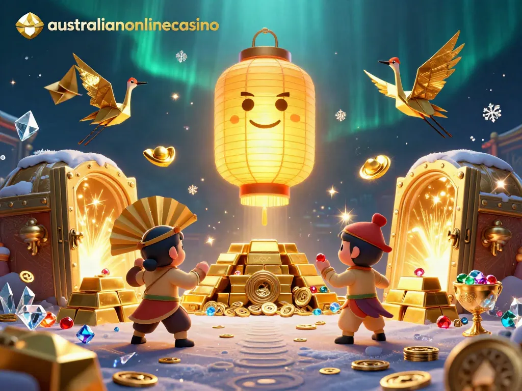 Experience exciting gameplay with the glowing spirit and golden treasures of australianonlinecasino.