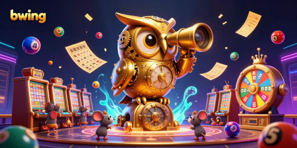 Experience excitement at bwing with immersive gameplay amidst vibrant casino imagery.