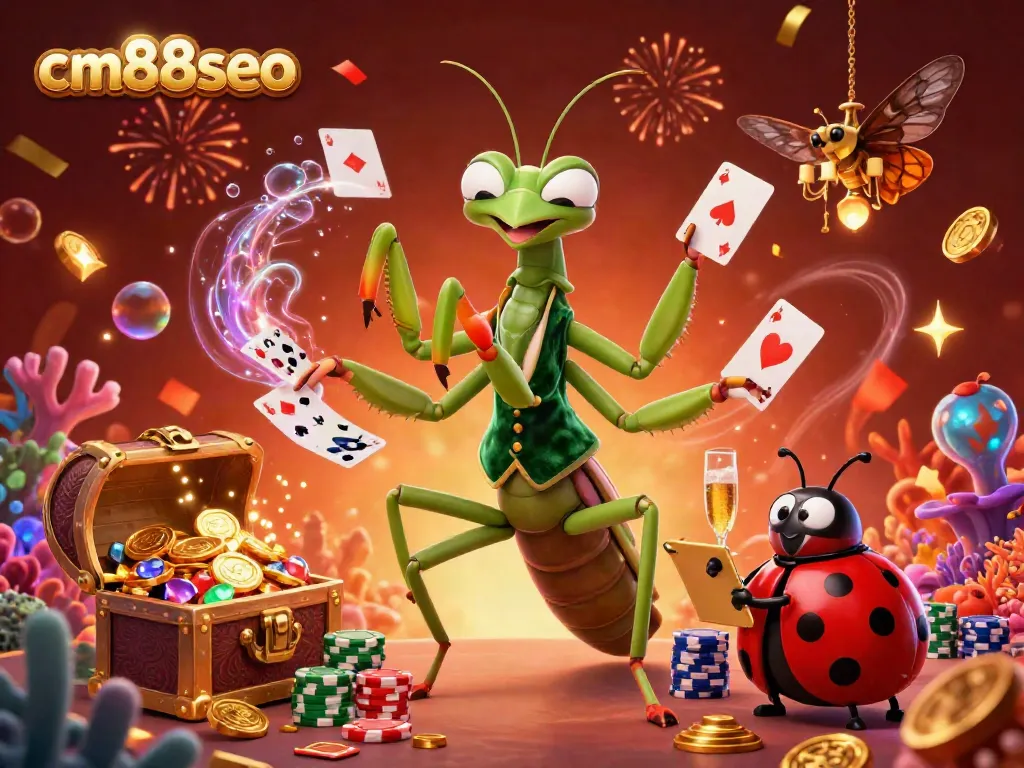 Play games and win when joining cm88seo, featuring vibrant and engaging symbolisms of luxury and excitement.